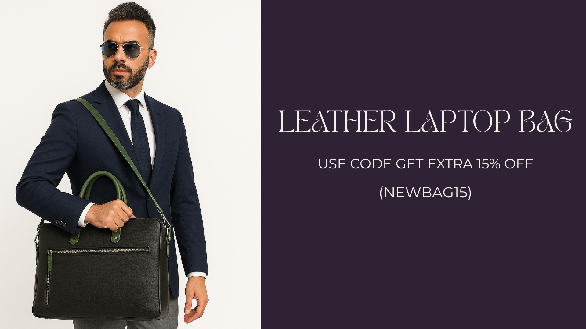 leather laptop bag