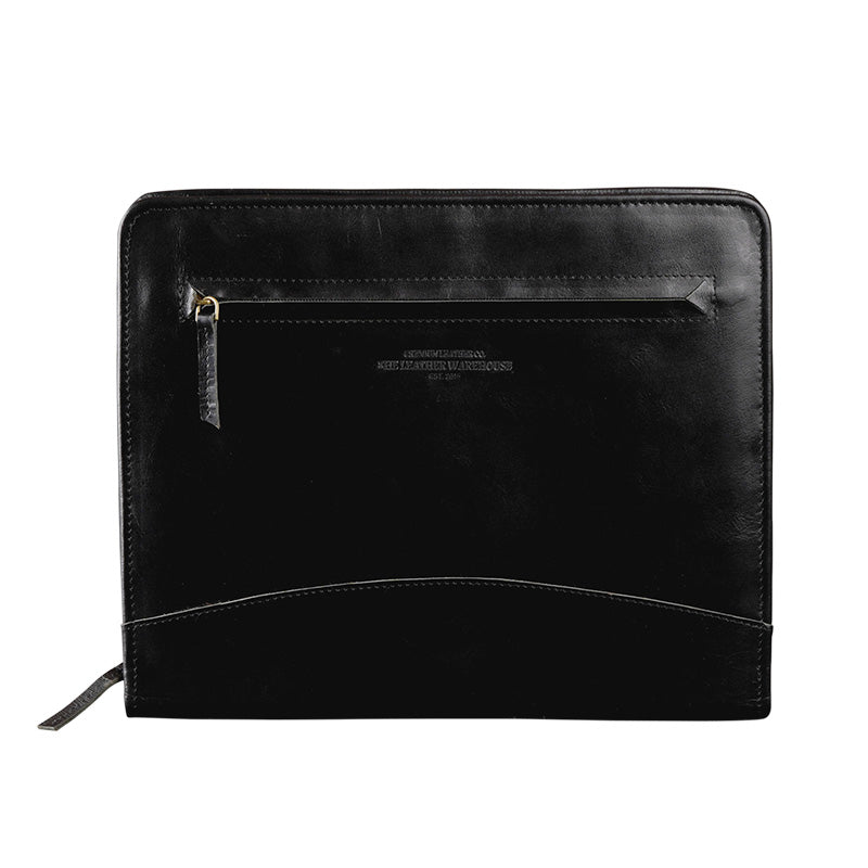 Leathario Portfolio Folder A4, Vegan Leather 4-Ring Conference