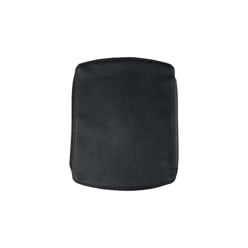 Black tool kit on a white background