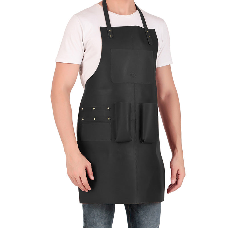 chinese dress ladies Barista Apron Leather Straps & Loops Good for Chef, Barista, Bartender main image 0
