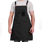 black apron