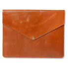 leather sleeve CRUNCH TAN