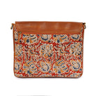 back side laptop office bag kalamkari fabric 