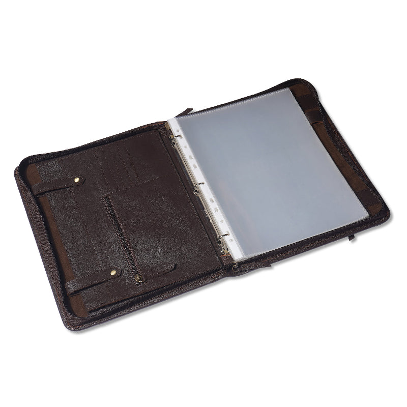 leather file folder