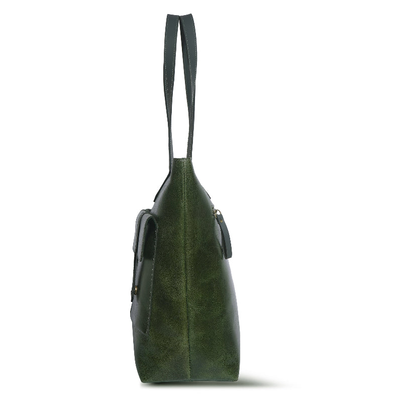 leather tote bag​