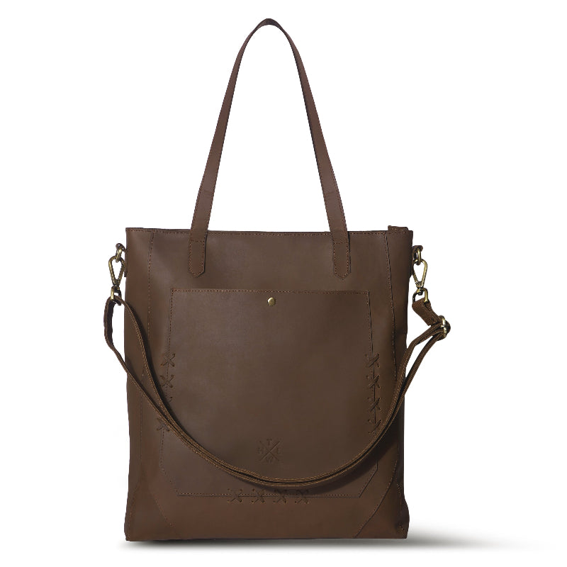leather tote bag​