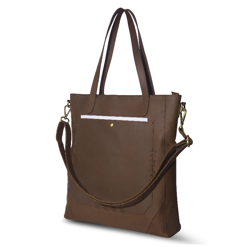 womens leather tote bag​