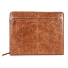 front A4 leather document folder