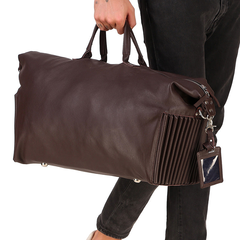 Duffle Bag For Men Leather Weekender Travel Bag