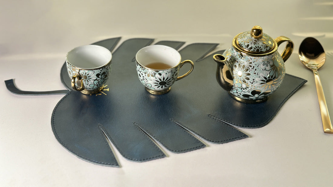dining leather placemats