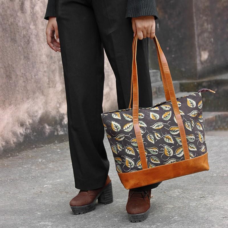 kalamkari tote bags