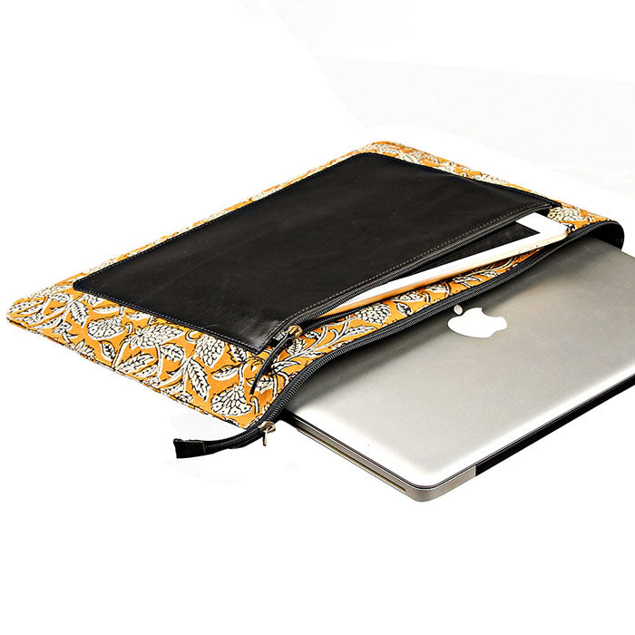 Fabric Laptop Cover Front Pocket