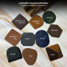bulk leather coasters with custom branding