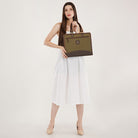 leather file folder
