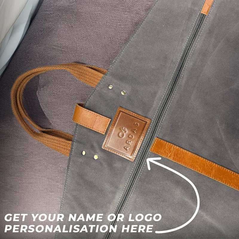 personalisation or logo on suit cover bag 