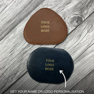personalized leather coasters for cafés and bars and restaurant