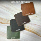square genuine leather coasters for fine dining
