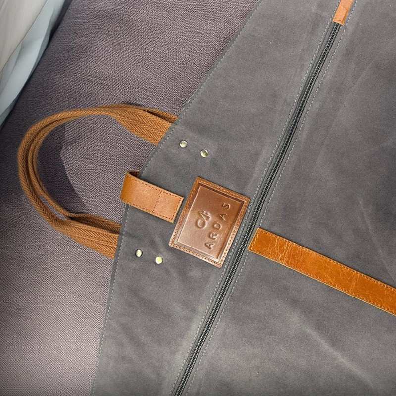 grey suit cover 
