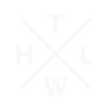 White square the leatherwarehouse  logo with a black border